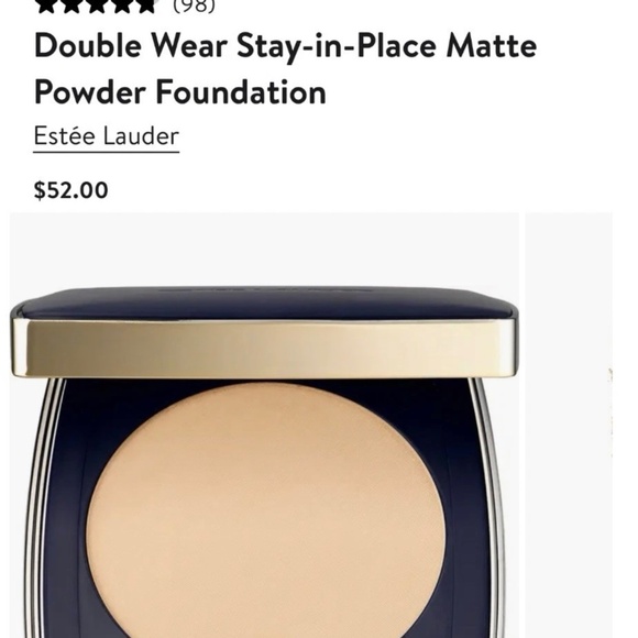 Estee Lauder Double Wear Stay-in-Place Matte Powder Foundation 4N1Shell Beige NW - Picture 4 of 9